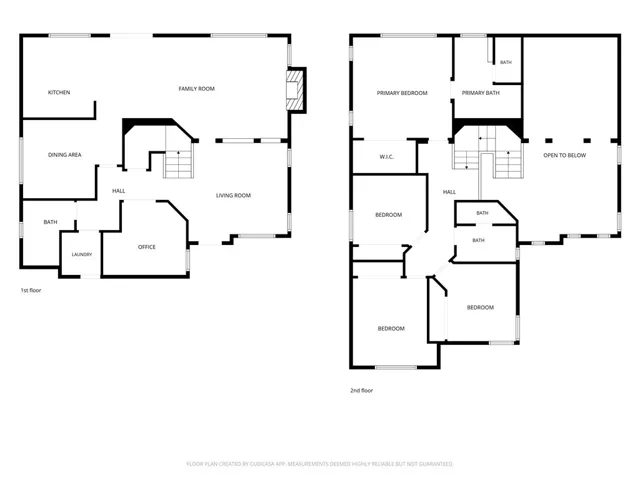 First and Second Level floorplan