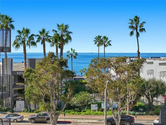 View between Buildings from drone.