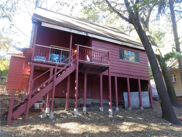 Rear view of house