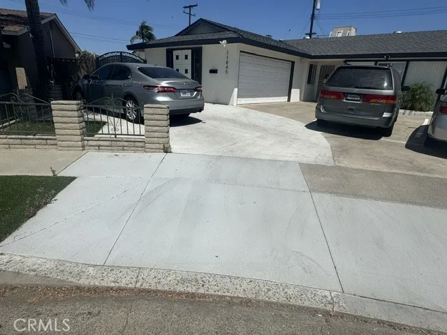 Front House and 2 car Garage