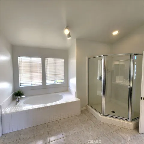 Primary bath with separate Tub and New shower enclosure
