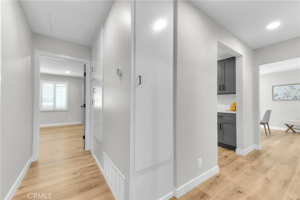 Hallway Storage cabinet to the right side.