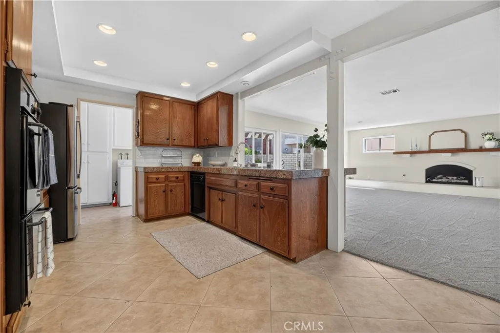 Kitchen Opening To The Living Space