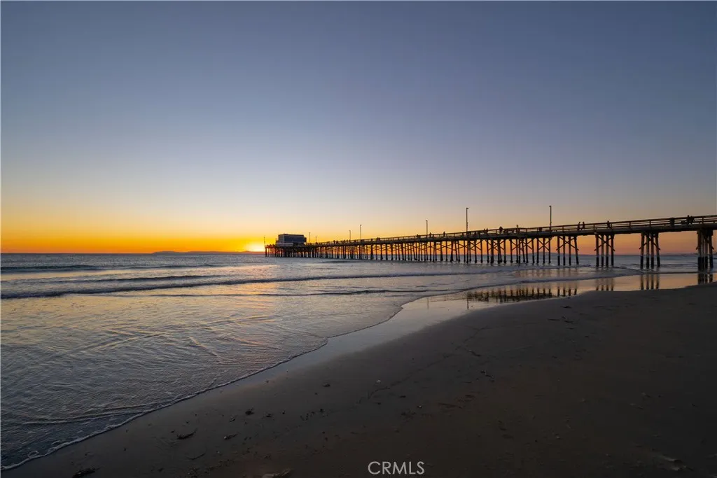 Huntington Beach Pier At Sunset