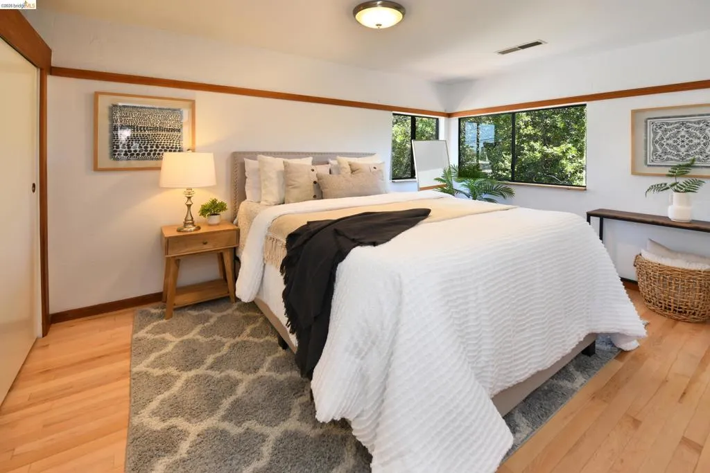 Hardwood-style flooring throughout