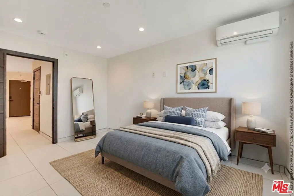 Bedroom, Virtually Staged