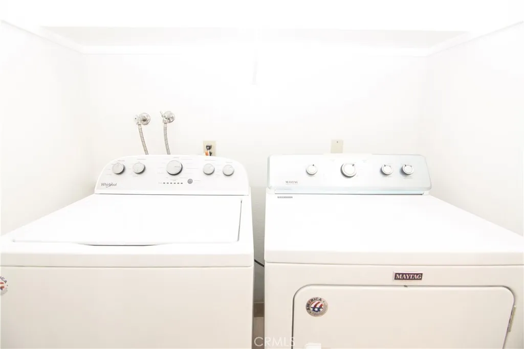 Washer and Dryer in Closet