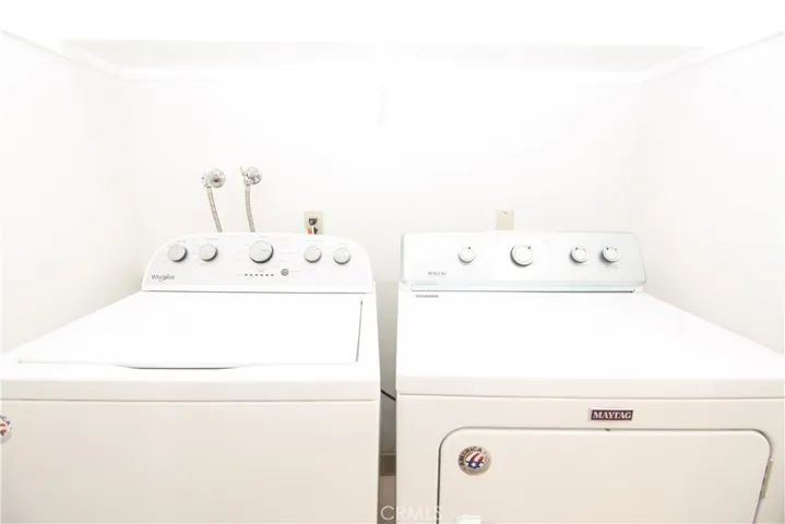 Washer and Dryer in Closet