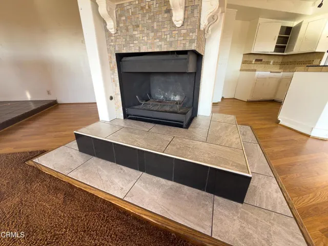 fireplace close up