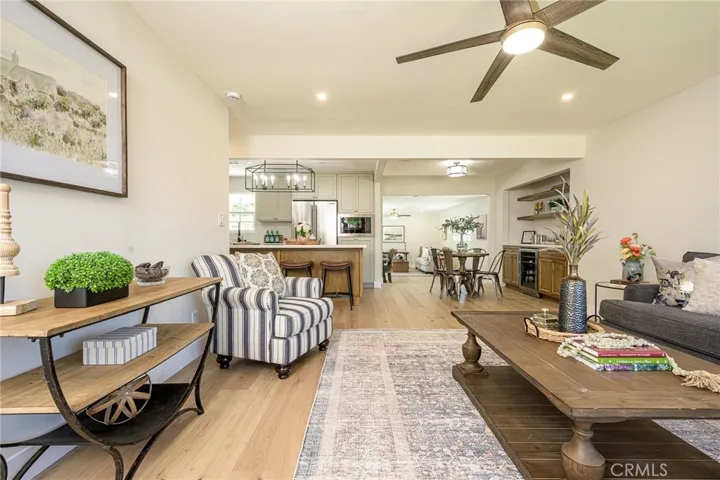 Spacious open floorplan with wide plank luxury flooring