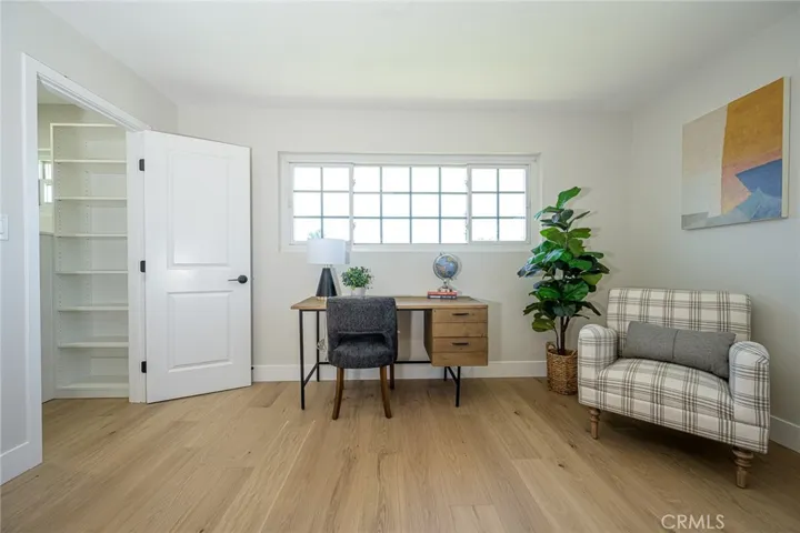 Spacious upstairs primary bedroom