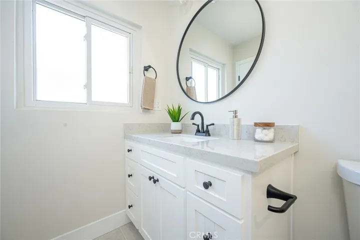 Downstairs primary bathroom