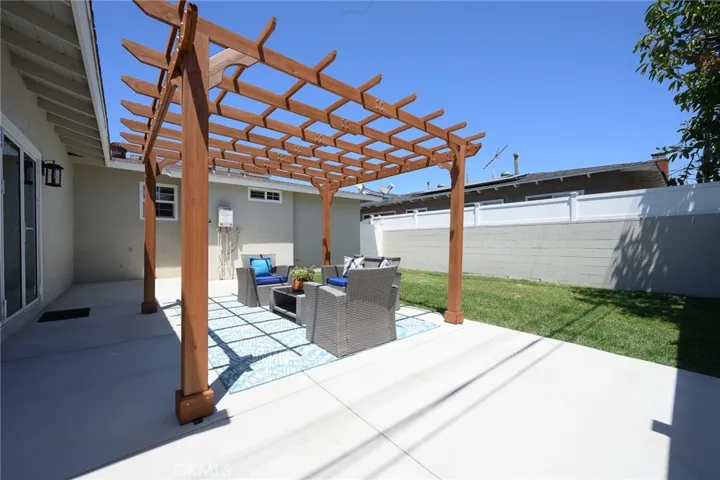 Backyard patio
