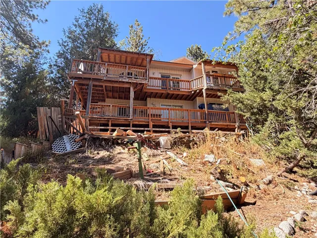 Back of house, view from lots below