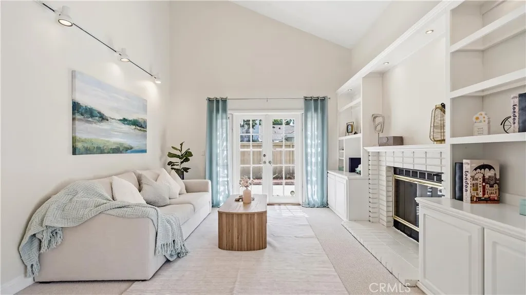 Living Room with built in