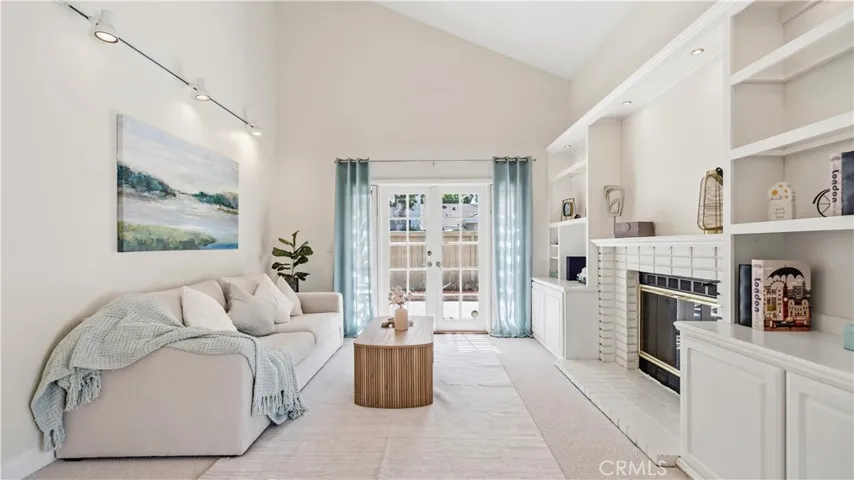 Living Room with built in
