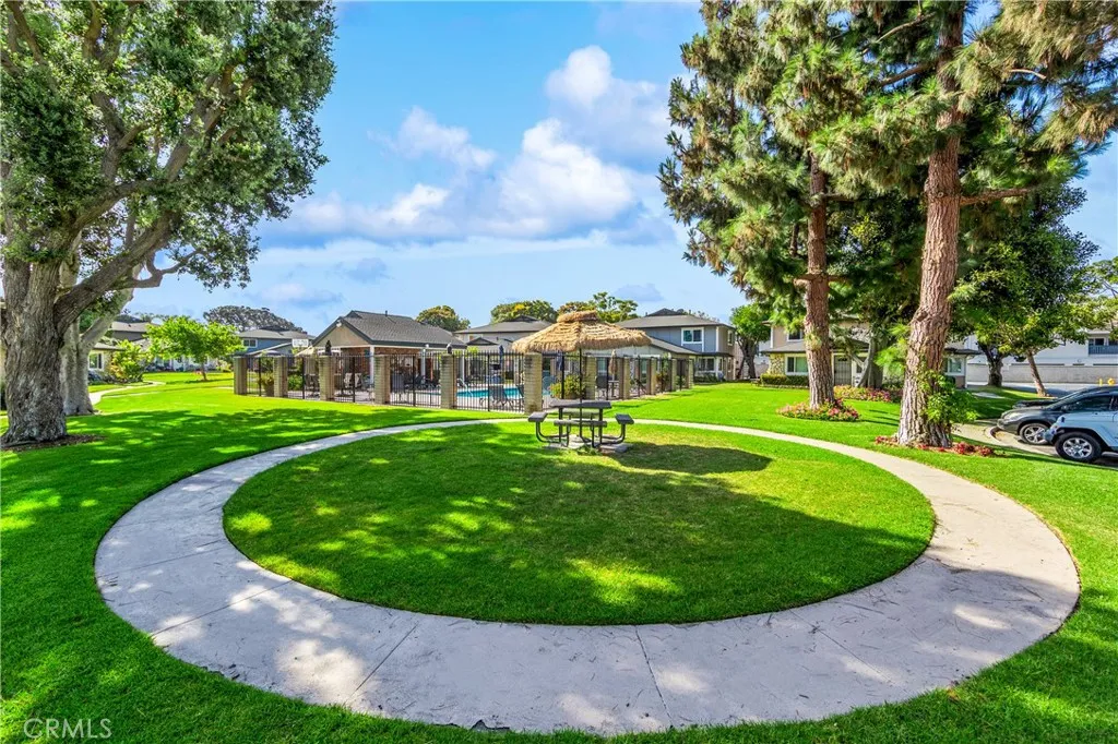 Picnic area and green space.