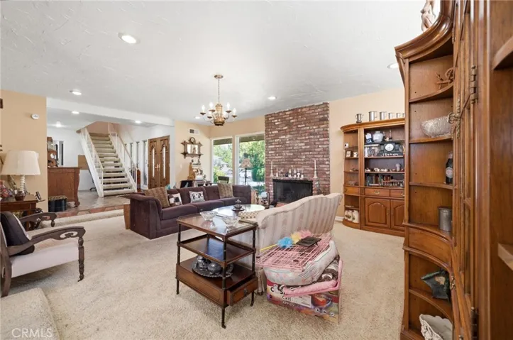 Formal Step Down Living Room