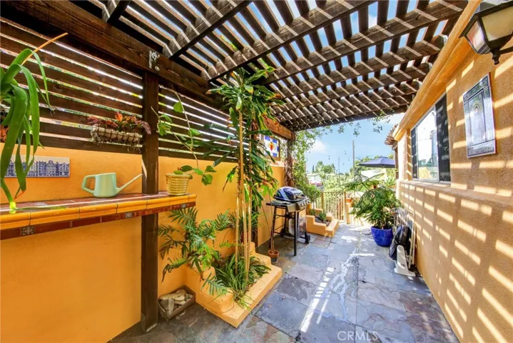 Area outside kitchen