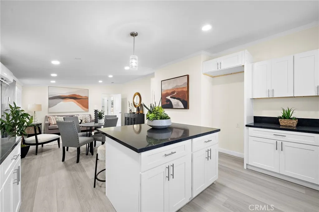 Kitchen Open to Dining Area and Living Room