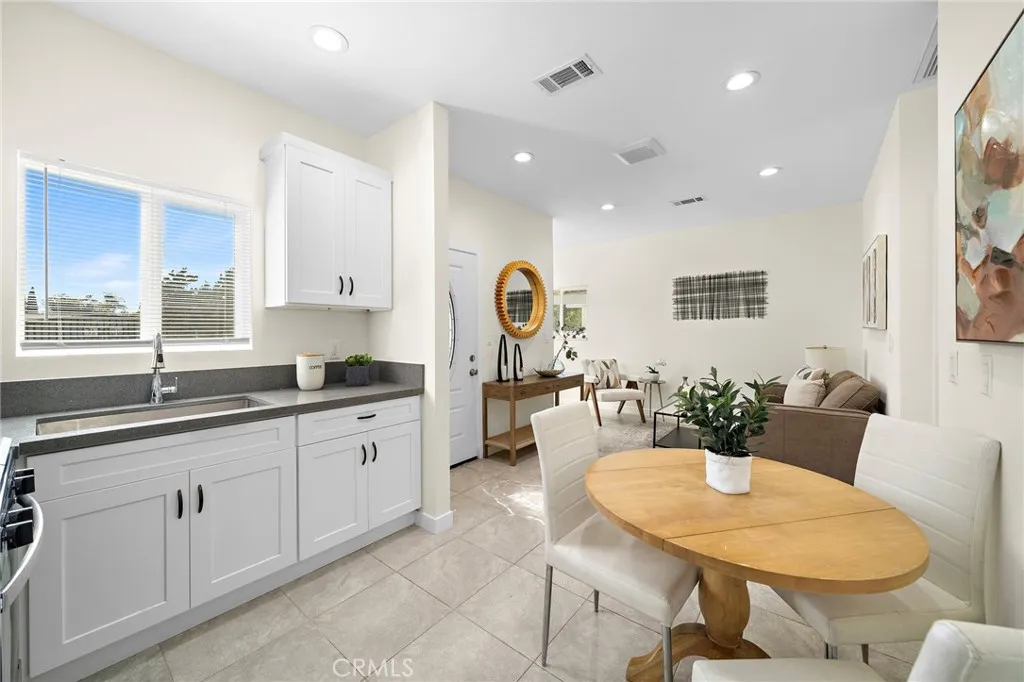 Beautiful ADU with tile flooring, recessed lights, central A/C, solar, separate electrical panel, raised panel doors, 2 bedrooms, and 2 bathrooms