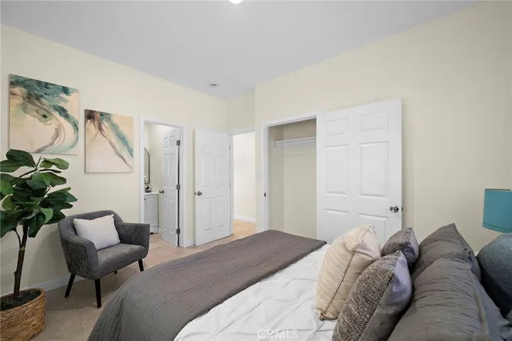 Bedroom #2 in ADU with ensuite bathroom