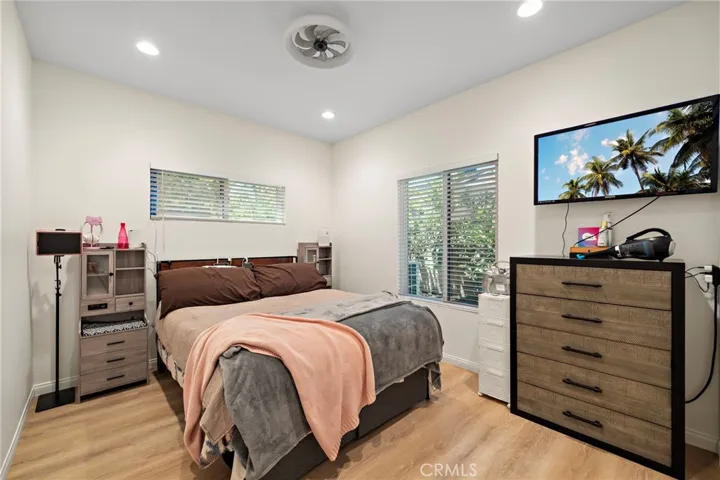 ceiling fan and recessed lighting