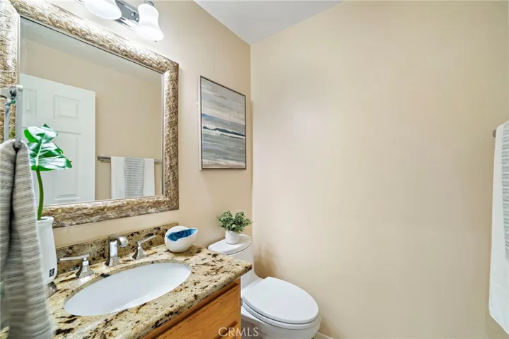 Downstairs powder room