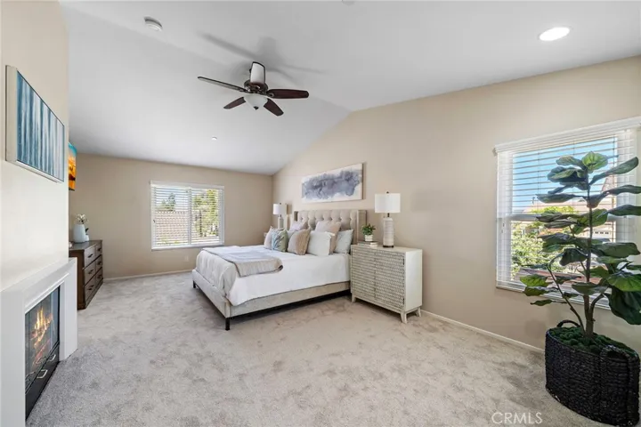 Ceiling fan and recessed lighting