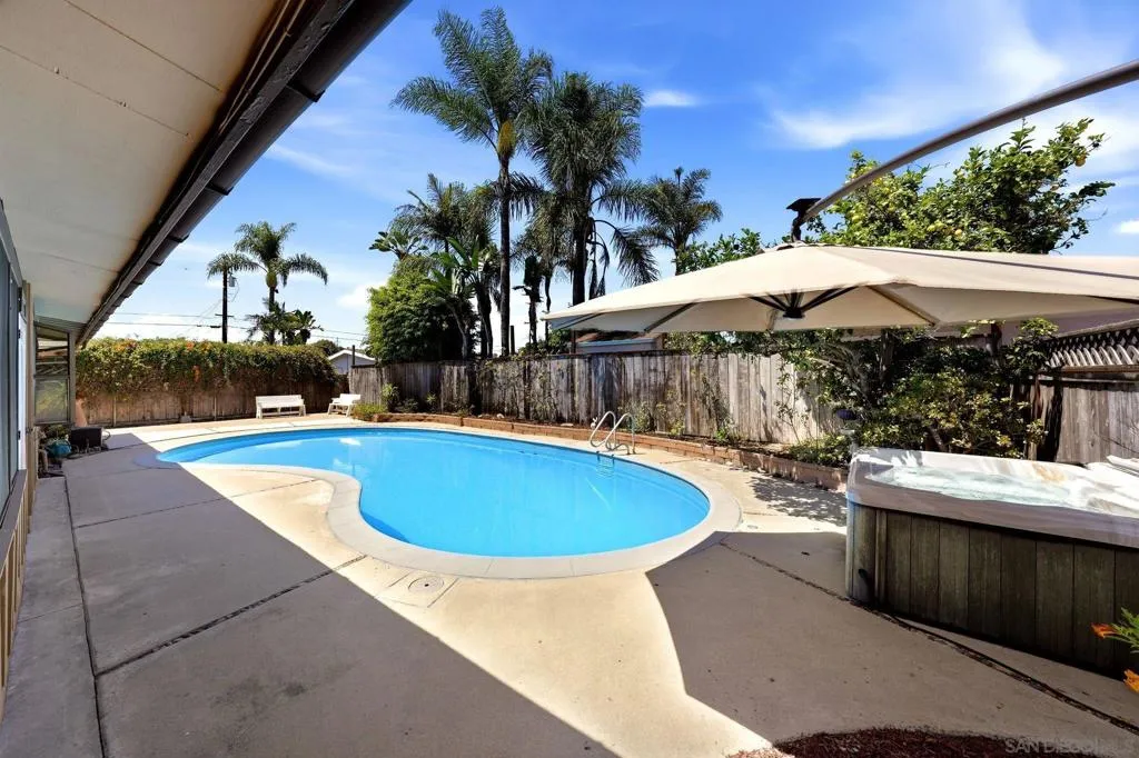 Pool and hot tub.