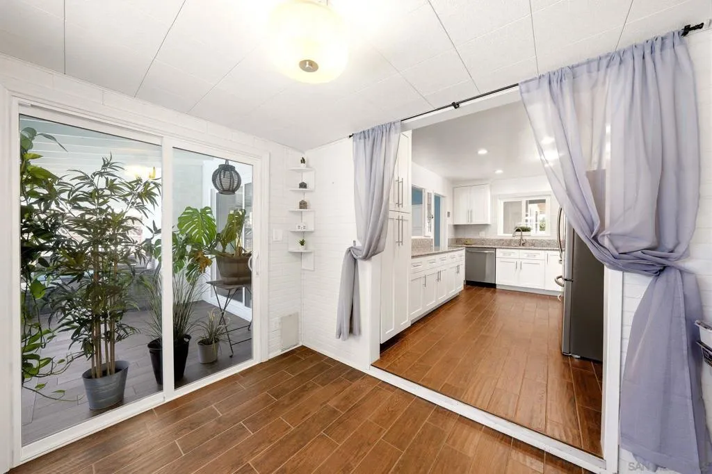 Has slider to patio.