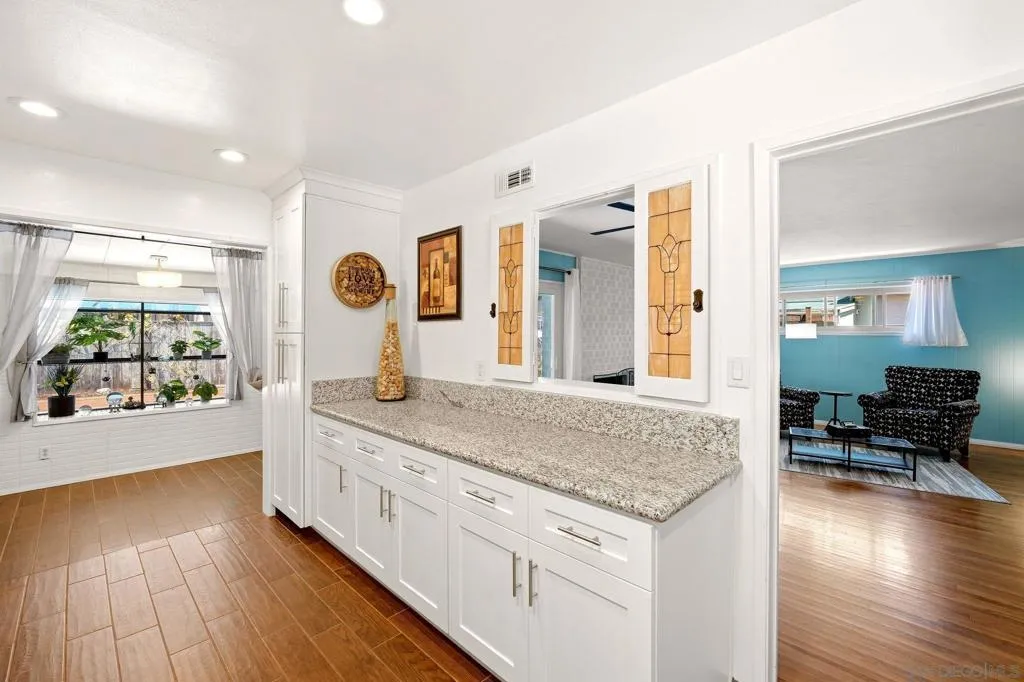 Tile floors.