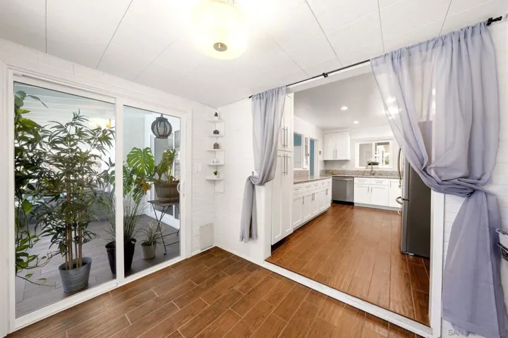 Has slider to patio.