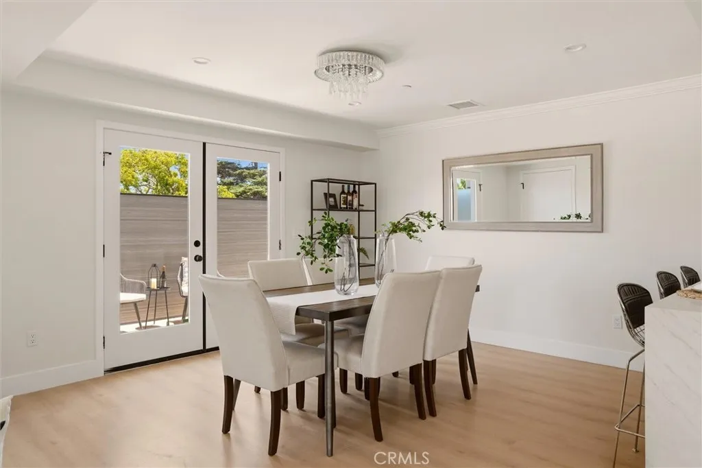 Dining area with outdoor access