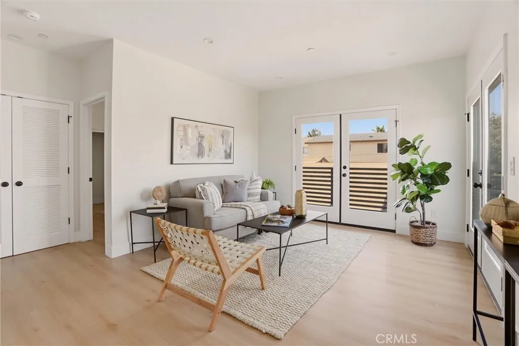 Second level living space with balcony access
