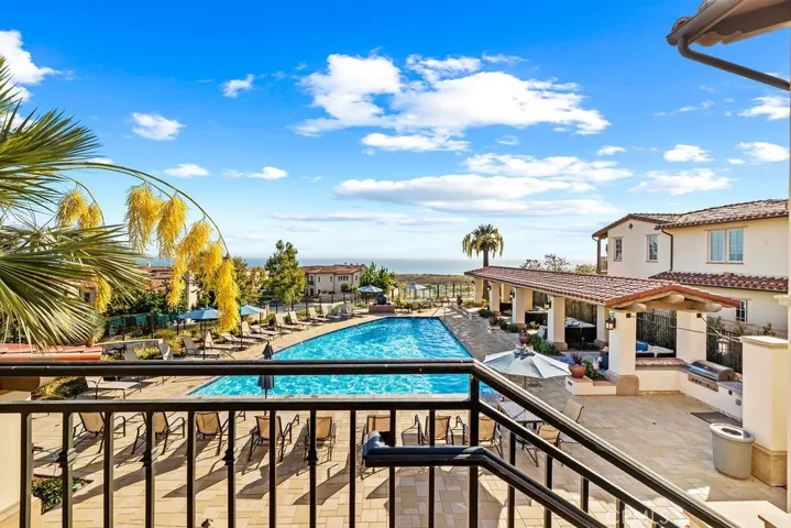 Clubhouse pool and spa with ocean views