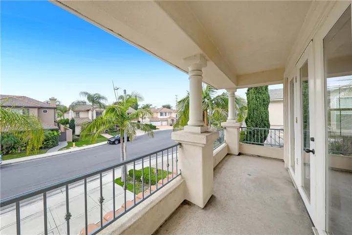 Balcony off master bedroom