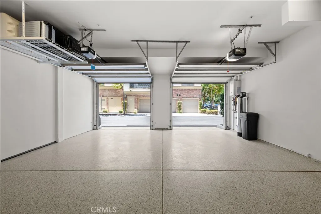 Private 2-Car Garage w/ Overhead Storage