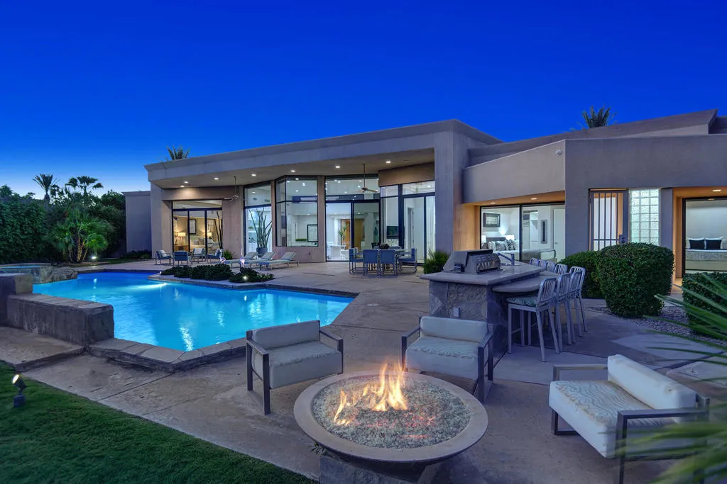 NIGHT OVER FIRE PIT