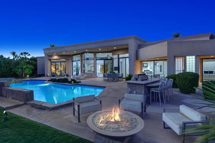 NIGHT OVER FIRE PIT