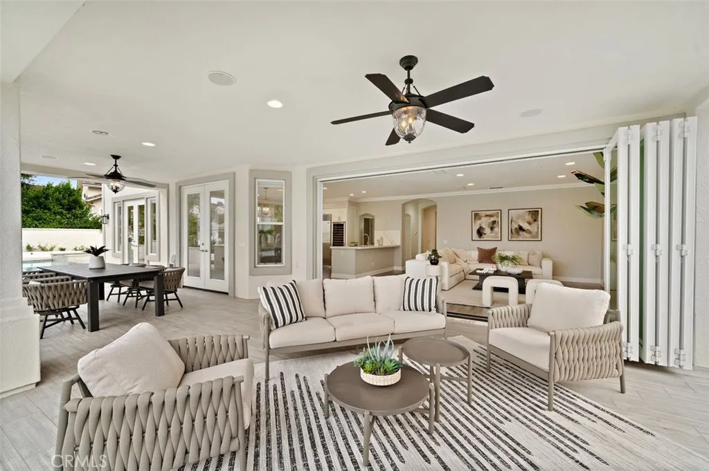Bi-fold doors finish the backyard so perfectly Relax and enjoy.