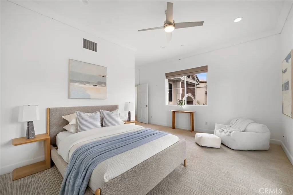 Additional view of bedroom with balcony