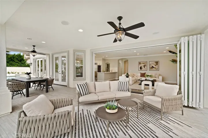 Bi-fold doors finish the backyard so perfectly Relax and enjoy.