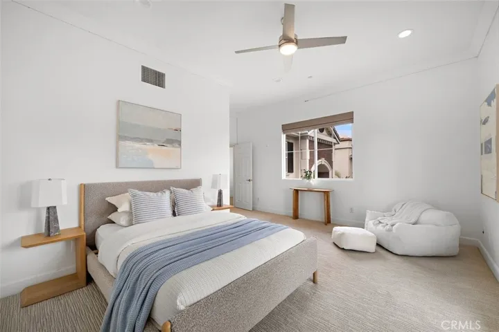 Additional view of bedroom with balcony