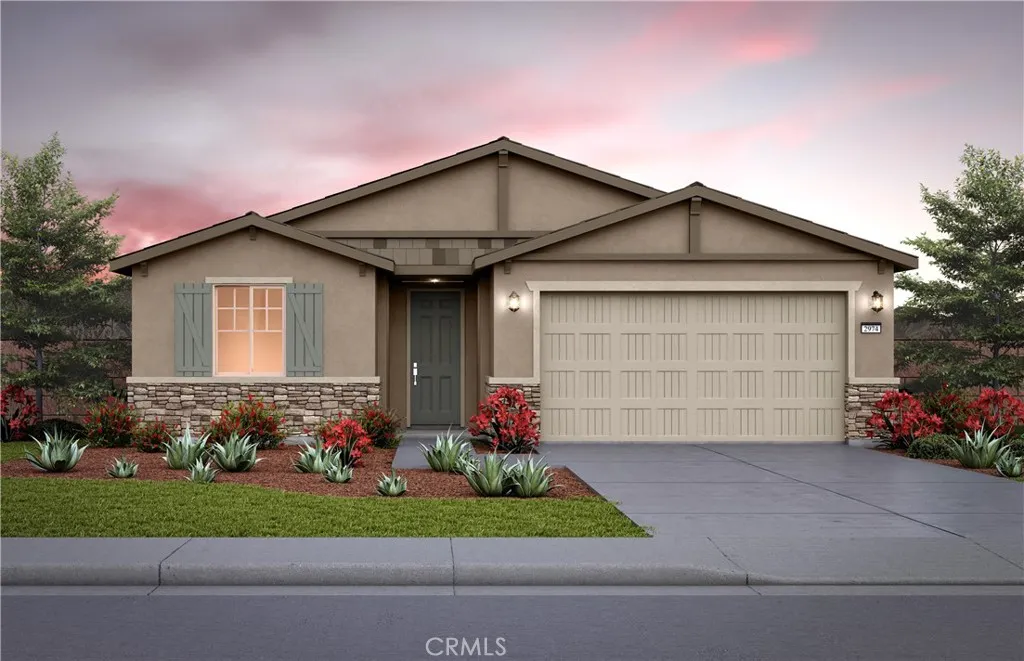 This illustration is a rendered interpretation of the floor plan.