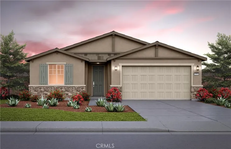 This illustration is a rendered interpretation of the floor plan.
