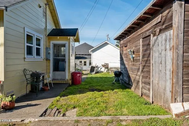 COTTAGE BACK DOOR AND SHED