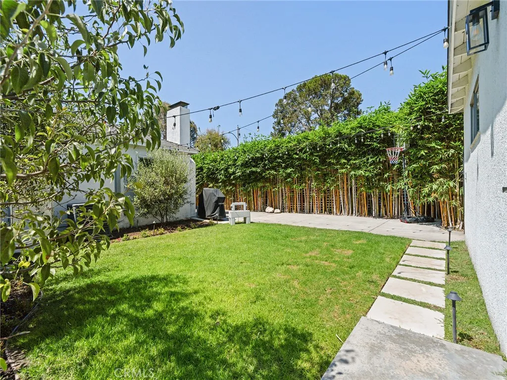 Private back yard
