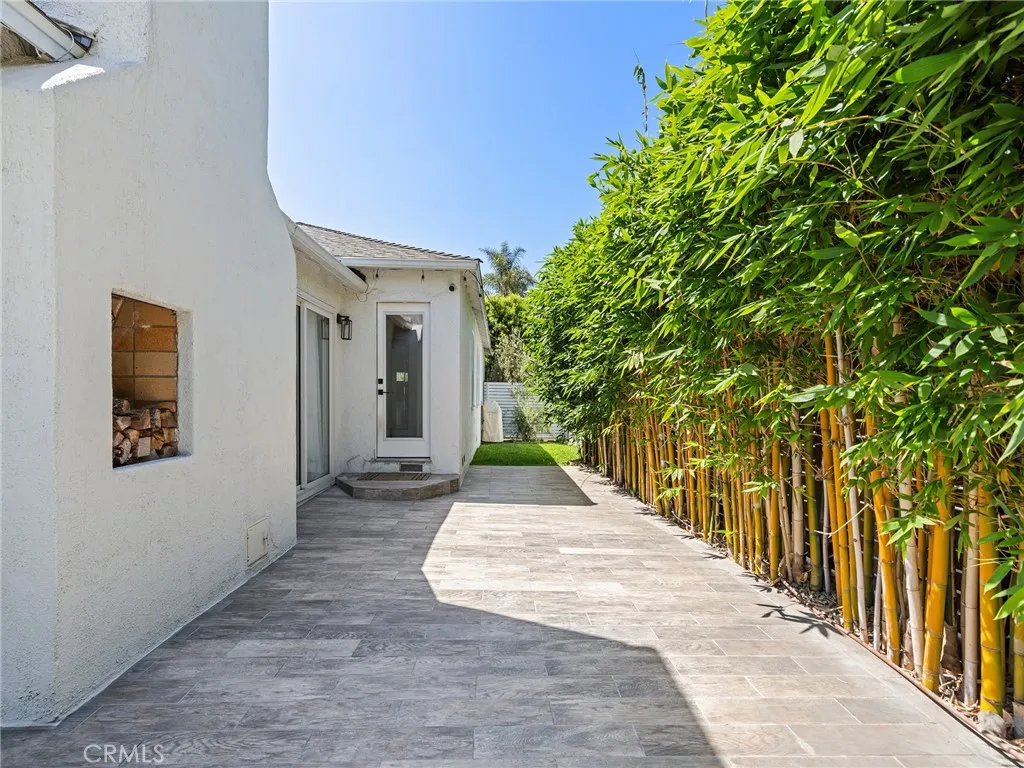 Private back yard