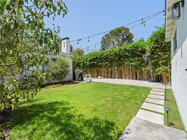 Private back yard